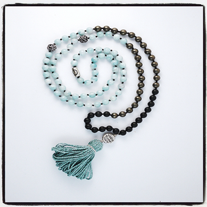 ARMOUR OF COURAGE ~ Shungite, Pyrite, and Aquamarine