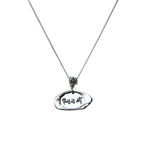SILVER on FINE CHAIN